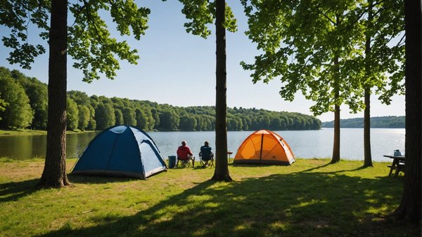 Camping du lac de la thésauque à toulouse : nature et détente