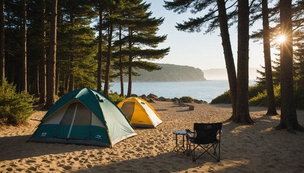 Séjour au camping les logeries, proche de brem-sur-mer : plage et nature au rendez-vous