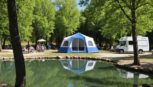 Camping à lagorce en ardèche : découvrez le camping 4 étoiles le plan d'eau