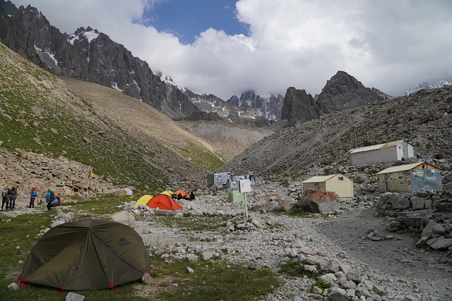 camping en montagne